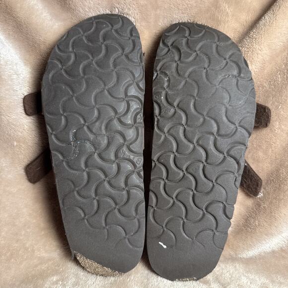 Birkenstock Yao Sandals Mocha Brown Slide Slip On Buckle Strap 36 Women 5/5.5 - Picture 7 of 8